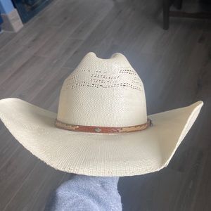 Straw cowboy hat